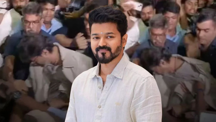 বিমানবন্দরে ভক্তদের ভিড়ে নাজেহাল থালাপতি বিজয়